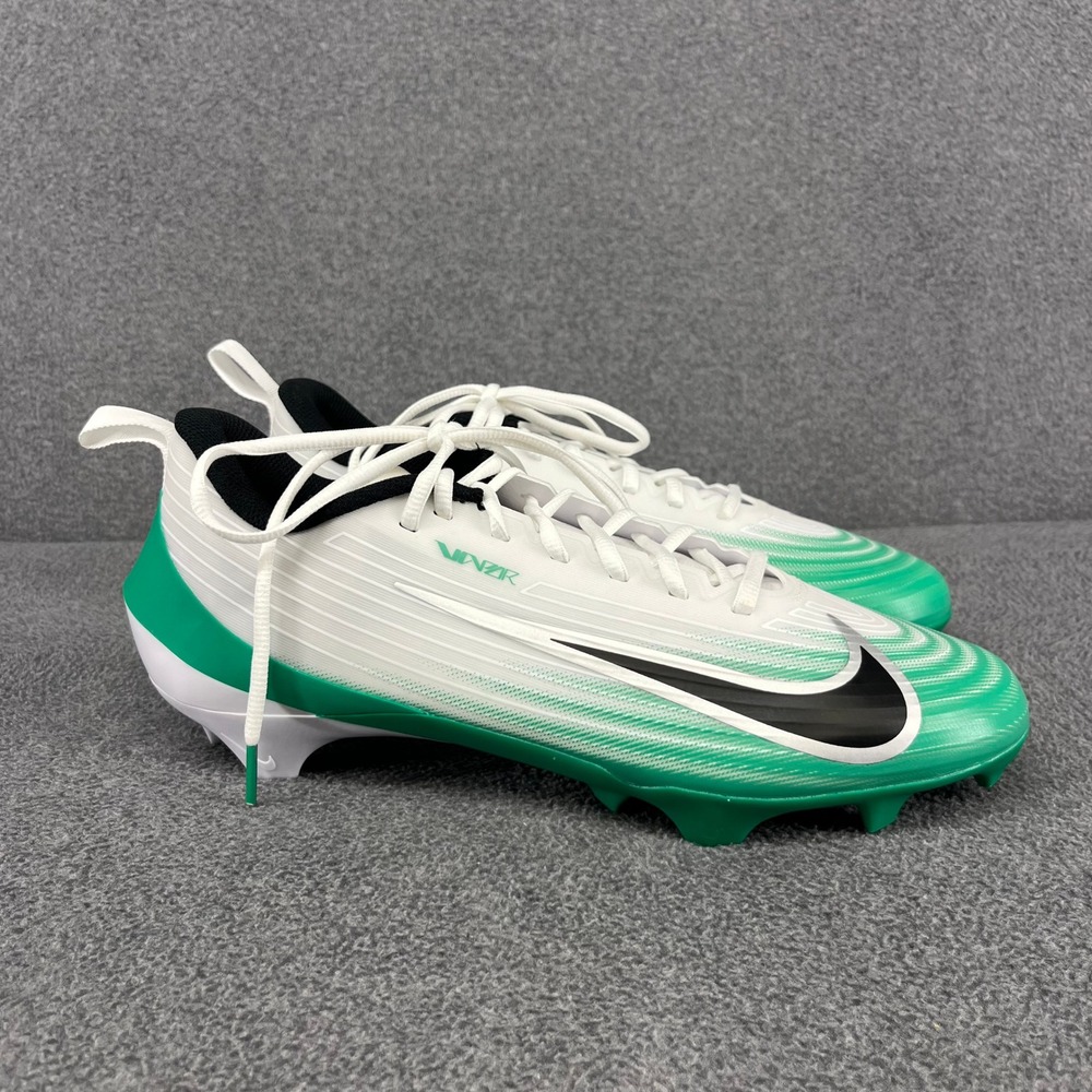 Nike Vapor Edge Speed 360 2 Mens 11 White Green Football Cleats HM8849-100 Speed